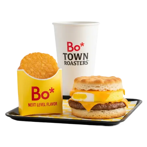 Sausage Egg & Cheese Biscuit Combo