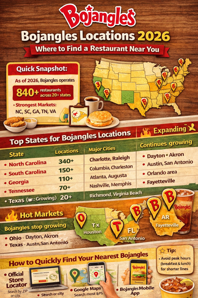 Bojangles Locations